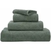 Abyss & Habidecor Gesichtshandtuch Twill Evergreen (30 x 30 cm)