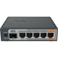 Mikrotik hEX S, Ethernet-WAN, Gigabit Ethernet, Schwarz