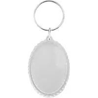 Combicraft Foto Schlüsselanhänger Oval geriffelt, 40x45mm - 25 Stück