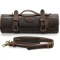 Xinzuo - Messertasche Schwarz (Crazy Horse Leder)