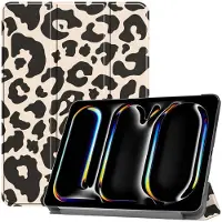 IMoshion Design Trifold Klaphülle für das Apple iPad Pro 11 (2025) M5 / (2024) M4 - Leopard