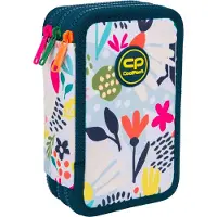 CoolPack - JUMPER 3 - Dreifach-Federmäppchen mit Zubehör - SUNNY DAY