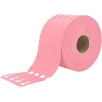 Combicraft Schlaufenetiketten Rosa 250x25mm für Thermo-Transfer-Drucker - 1 Rolle mit 1500 Stück