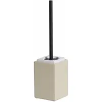DECOR WALTHER WC-Bürste Brownie SBG Sand Mit Porzellan Weiß Und Bürste Mattschwarz