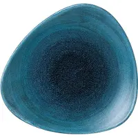 Churchill Livingstone Stonecast Aqueous Lagoon Triangel Teller flach 22.9cm