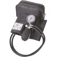 Ampri Med Comfort Oberarm Aneroid Blutdruckmessgerät mit 2-Schlauch-System 1 St Kombipackung