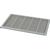 Eaton Gitterrahmen / Metallgeflecht IP4X für Tür, 5fach, grau 172693