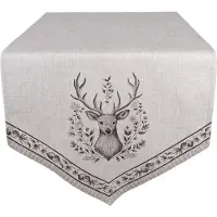 Clayre & Eef Tischläufer in Braun - (L)160 x (B)50 cm - onesize