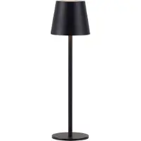 JUST LIGHT LED-Akku-Tischleuchte 19250-18 schwarz, 2,5 W, 320 lm, 3000 K, IP54