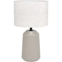 Eglo CAPALBIO Tischleuchte Tischbeleuchtung - H41 x Ø23 cm - sandfarben - 1X40W exkl. - IP20