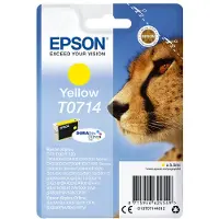 Epson Singlepack Yellow T0714 DURABrite Ultra Ink, Gelb, Tinte auf Pigmentbasis, 5,5 ml, 1 Stück(e), 480 Seiten