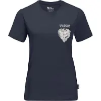 Jack Wolfskin Damen Shirt DISCOVER HEART T W