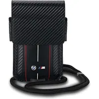 BMW Torebka BMPSP15XMSCAKR Wallet Bag czarny/black Carbon Red Stripes