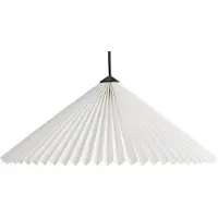 HAY Matin 500 Pendelleuchte White - , Weiß, für Wohnzimmer, Stoff / Textil