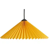 HAY Matin 380 Pendelleuchte Yellow - , Gelb, für Wohnzimmer, Stoff / Textil