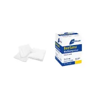 Meditrade BeeSana Mullkompresse, ohne RöKo, steril, 12-fach, 5 x cm, 1 Packung = 30 Stück 150 St Kompresse