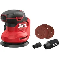Skil 3746 CA Akku-Exzenterschleifer (eben/geschwungen Oberfläche,Einhandbetrieb)