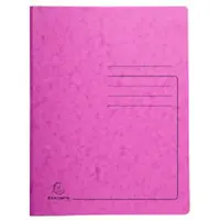 Exacompta 240227E 25x Spiralhefter aus Colorspan 355g/m2 - A4 - Rosa