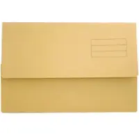 Exacompta Dokumentenmappe DW250-YLWZ Manila 34,6 (B) x 24 (T) x 0,2 (H) cm Gelb 50 Stück