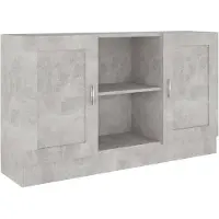 vidaXL Sideboard Betongrau 120x30,5x70 cm Holzwerkstoff