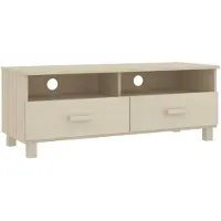 vidaXL TV-Schrank HAMAR Honigbraun 106x40x40 cm Massivholz Kiefer