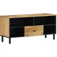 vidaXL TV-Schrank 100x33x46 cm Massivholz Mango