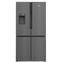 Siemens iQ500 KF96DAXEA, Freistehend, Amerikanische Tür, Schwarz, Edelstahl, 2 Tür(en), An Tür, 574 l