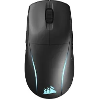 Corsair M75, Beidhändig, Optisch, RF Wireless + Bluetooth, 26000 DPI, Schwarz