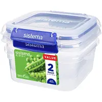 Sistema Square Klip It Plus 2Pack 1.15L