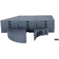 Lemax Weihnachtsfigur Plaza system (grey variety) - 32 pcs (multi)