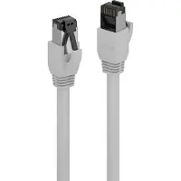 Lindy 47441, 0,5 m, Cat8.1, S/FTP (S-STP), RJ-45, RJ-45, Grau