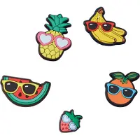 Crocs Süße Früchte mit Sonnenbrille 5er Jibbitz Pack - - Mehrfarbig - Synthetisch