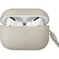 Uniq Lino Hybrid Liquid Silicone Case für Apple AirPods Pro 2 - Beige Ivory