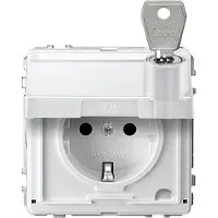 Merten Steckdose SCHUKO MEG2317-7219 polarweiss Aquadesign