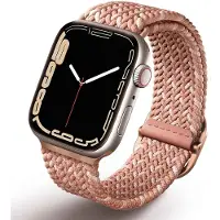 Uniq Aspen Designer Edition Geflochtenes Armband für Apple Watch | 38/40/41/42 mm - Citrus Pink