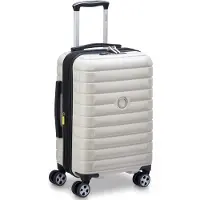 Delsey PARIS Shadow 5.0 Expandable 4DR Cabin Trolley 55 Ivory creme 54cm