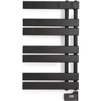 Create Elektr. Handtuchwärmer ''Modern'' in Schwarz - (B)62,8 x (H)101,5 x (T)14,3 cm - onesize