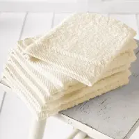 De Witte Lietaer Waschlappen Helene Cream (Set von 6 Stück)