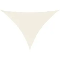 vidaXL Sonnensegel Oxford-Gewebe Dreieckig 4x4x5,8 m Creme