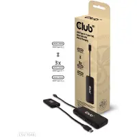 Club 3D CLUB3D CSV-1548, USB 3.2 Gen 1 (3.1 Gen 1) Type-C, Schwarz, 100 W, USB, 95 mm, 38 mm