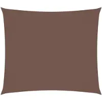 vidaXL Sonnensegel Oxford-Gewebe Rechteckig 2,5x3 m Braun