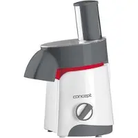 Concept ES1000, Grau, Weiß, Drehregler, Edelstahl, 1,2 m, 200 W