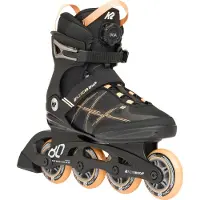 K2 Inline Skates ALEXIS 80 BOA, Damen, Größe 36,5 Grau/Coral
