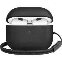 Uniq Terra Echtleder-Hülle für Apple AirPods 3 (2021) - Dallas Black