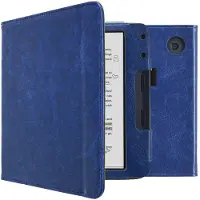 IMoshion Vegan Leather Klapphülle für das Kobo Libra Colour - Dunkelblau