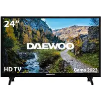 Daewoo 24DE04HL1, 61 cm (24"), 1366 x 768 Pixel, HD, LED, DVB-C, DVB-S2, DVB-T2, Schwarz