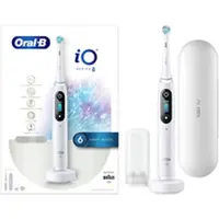 Oral-B iO 4210201363064, Erwachsener, Rotierende Zahnbürste, Tägliche Pflege, Tiefenreinigung, Zahnfleischpflege, Sensibel, Whitening, Weiß, Weiß, Rund