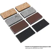 Bernstein SET Ersatzbacken 50 mm zum Aufkleben (4 Paar)