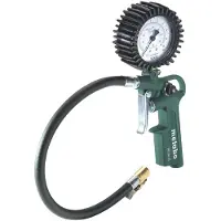 Metabo 602234000, Analog-Manometer, 0,5 - 10 bar, Balken, psi, Schwarz, Grün, 1 Stück(e), Analog