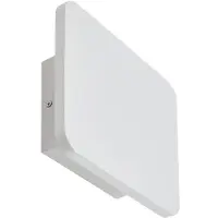 LUCANDE Wandlampe Elrik , weiß / opal, für Flurbereich, Metall, Modern, LED Wandleuchte, Wandlampe Innen